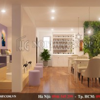 Thiết kế tiệm nail anh Tân - quận 10